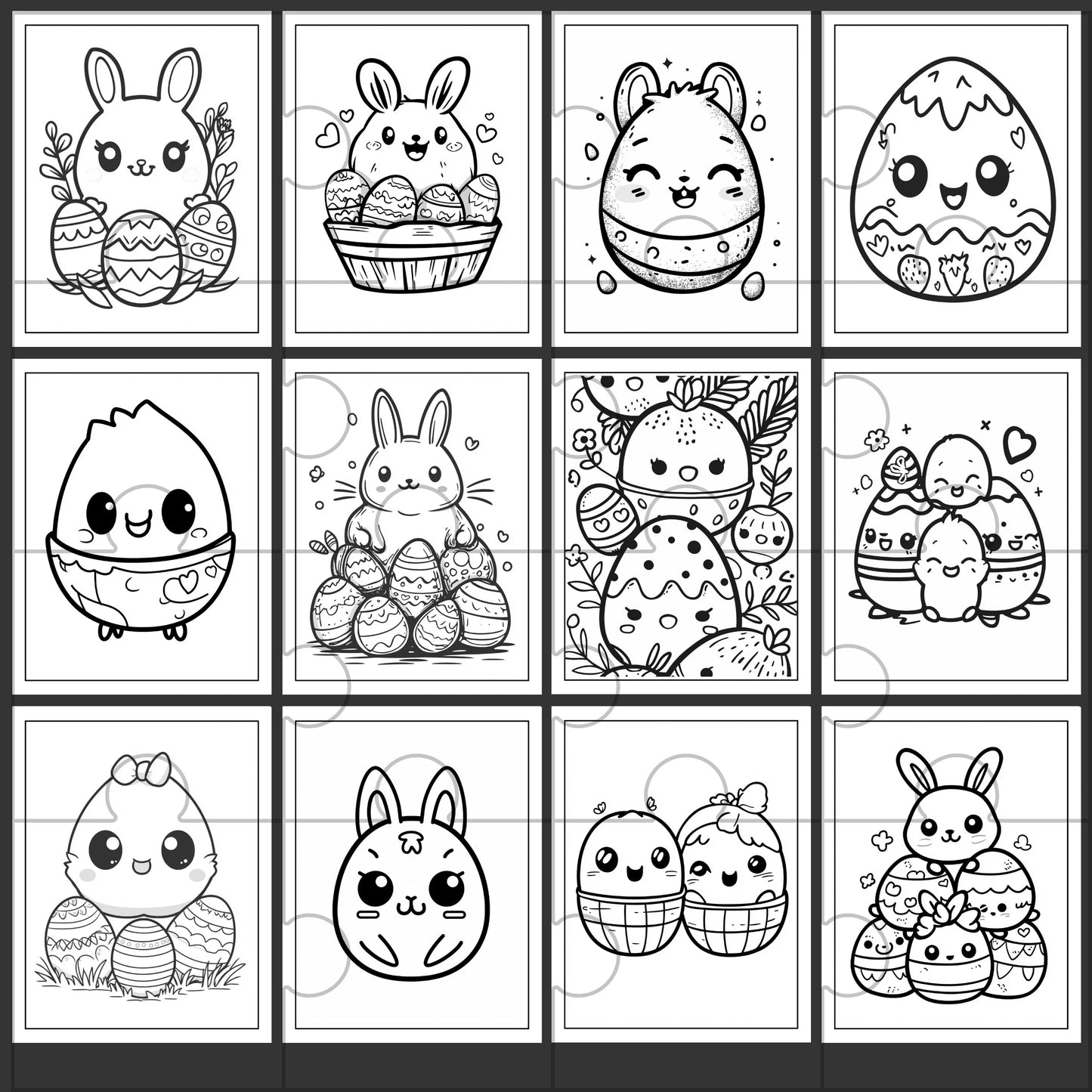 400 Plus Bold and Easy Easter Coloring Pages - BONUS: Plus 2,500 FREE Coloring Pages